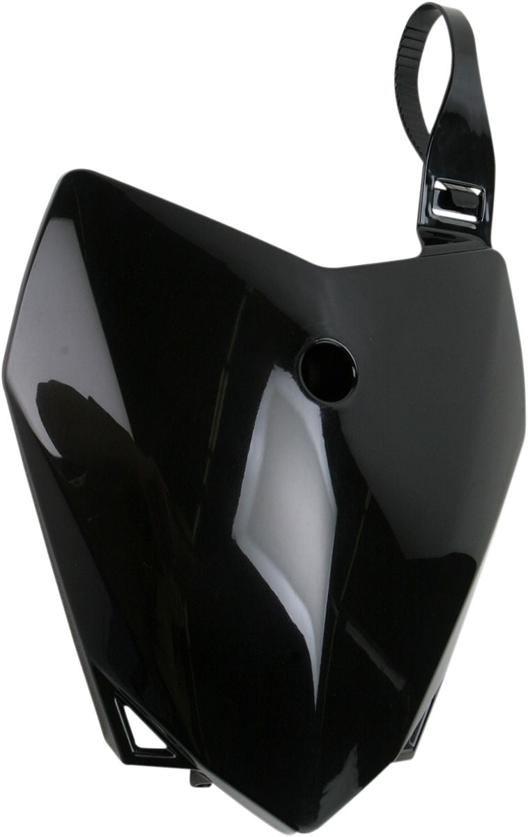 FRONT #PLATE KLX110 10-17 BLK