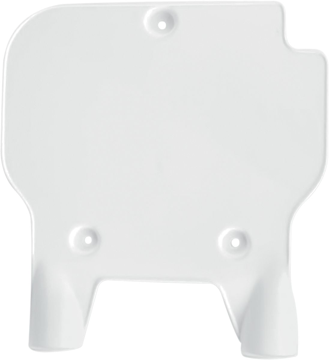 FRT #PLATE KX80 91-97 WHT