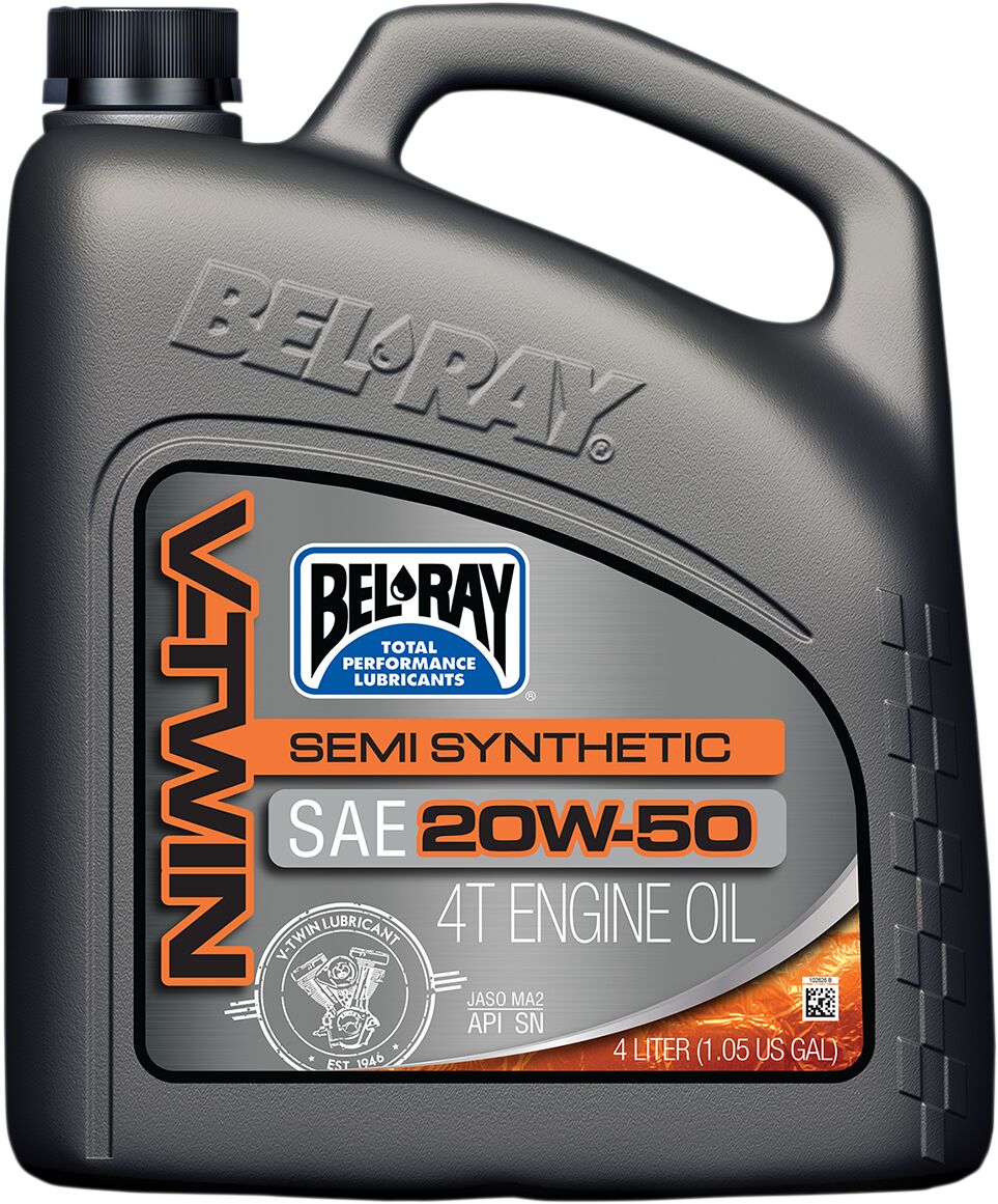 V-Twin Semi-Synthetic 4-Stroke Engine Oil