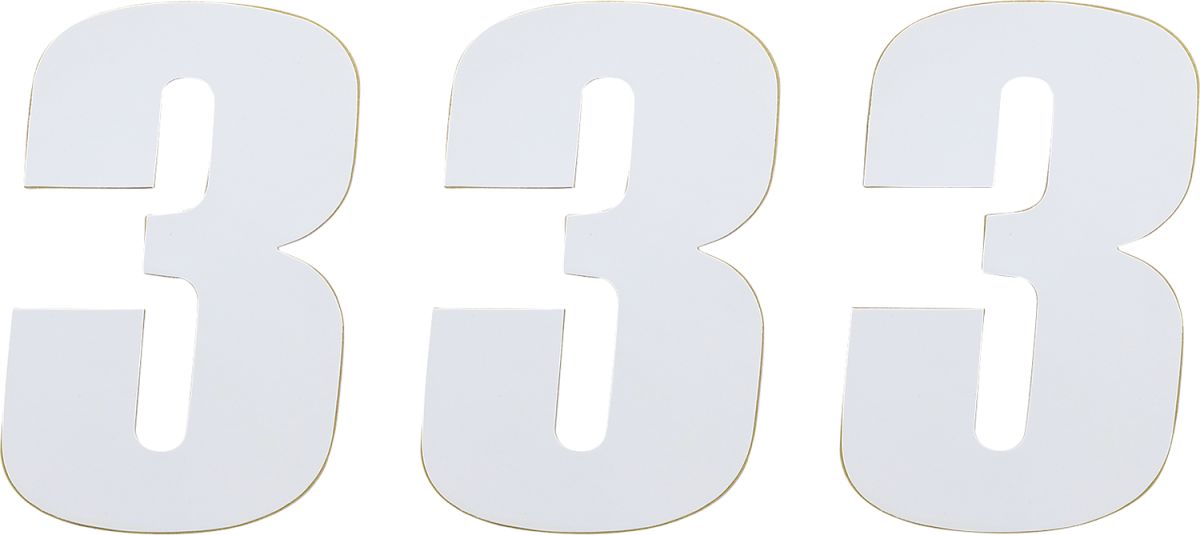 Vinyl Race Numbers