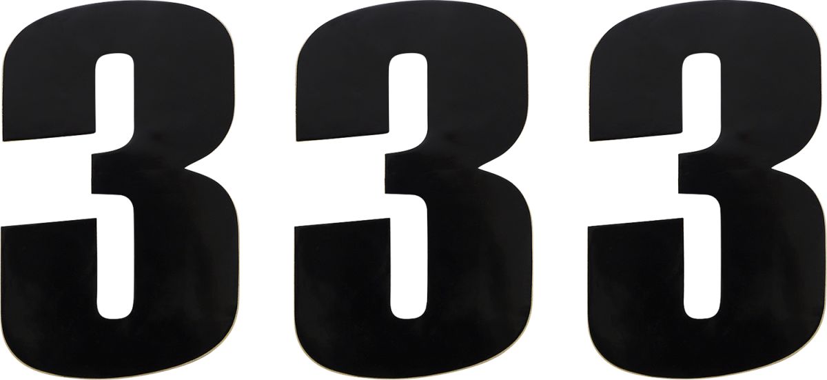 Vinyl Race Numbers