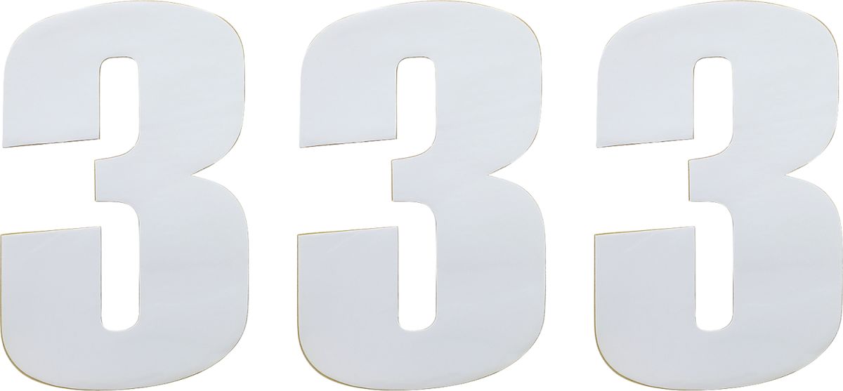 Vinyl Race Numbers